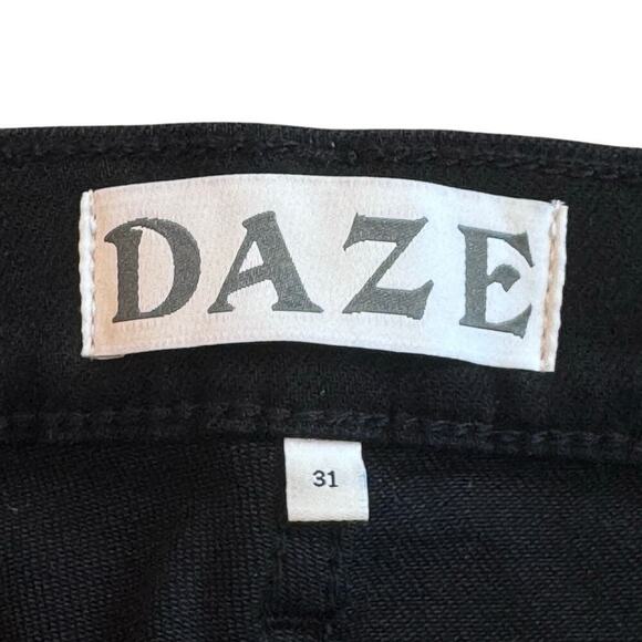 New DAZE DENIM Call You Back Mid-Rise Skinny Black Jeans Women's Sz 31 - Picture 6 of 12